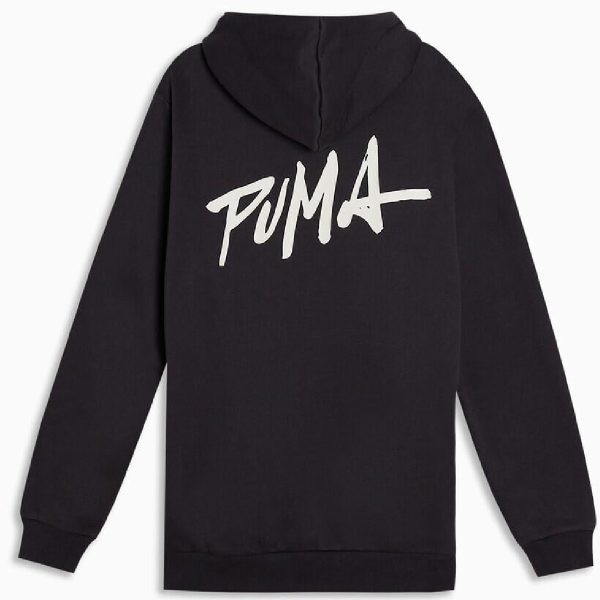 POLERA PUMA HOMBRES 682479-01 ESS+ COLOR POP HOODIE NEGRO - Imagen 2